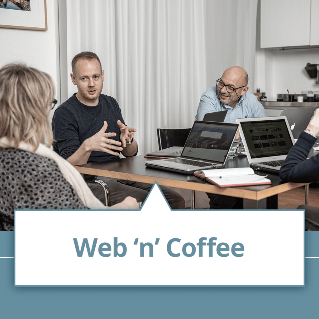 Web 'n' Coffee Treffen für Austausch zu WordPress-Websites